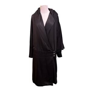 1920s Cape Back Black Coat Petite Sterling The Keller Kohn Co Cleveland